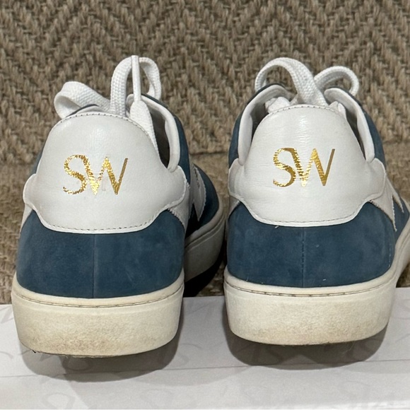 Stuart Weitzman Daryl Sneaker. Teal/Suede. Sz. 9.5. - Picture 4 of 6